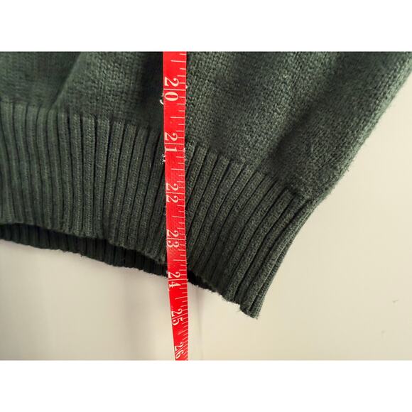 Polo Ralph Lauren Men's Mock Neck 3 Button Sweater Dark Green Size Medium - Picture 6 of 8